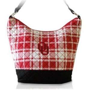  Oklahoma Sooners Womens/Girls Quilted Handbag: Sports 