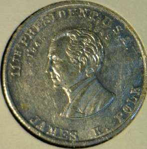 James K. Polk Commemorative Token   Coin  