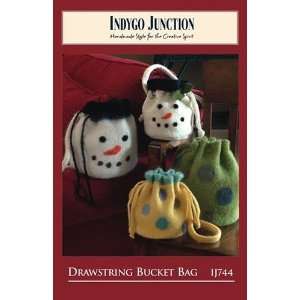  Indygo Junction Drawstring Bucket Bag Pattern By The Each 