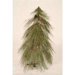   Long Needle Pine Cone/Berry Artificial Christmas Tree: Home & Kitchen