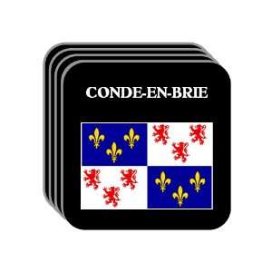 Picardie (Picardy)   CONDE EN BRIE Set of 4 Mini Mousepad Coasters