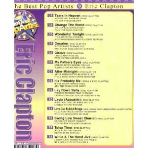 The Best of Pop Artist 9   Eric Clapton (Karaoke 