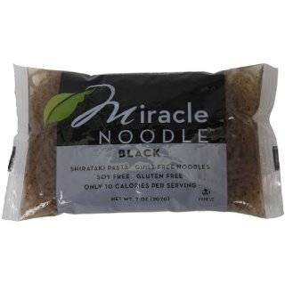 Miracle Noodle Black Shirataki Noodle Pasta, 7 Ounce Packages (Pack 