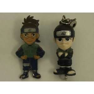  Naruto Shippuden Shikamaru Pin and Zipper Pull Figure Set 