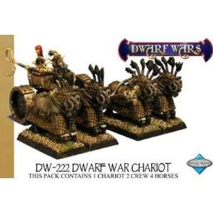  Dwarf Wars Miniatures Dwarf Mercenary Chariot (1) Toys 