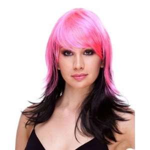  SEPIA Jewel Wig (Hot Pink & Black) Beauty