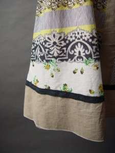 Boho Patchwork Pinafore Apron Style Shabby Chic Prairie Country Cotton 