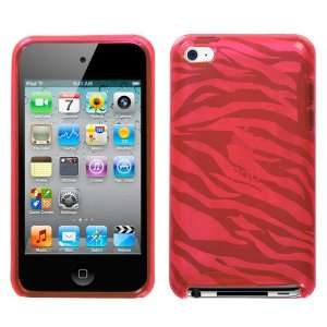 Apple iPod Touch 4 4G Pink Zebra Skin Candy Skin Case Cover Protector 