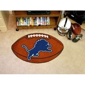  NFL Detroit Lions   FOOTBALL AREA RUG (22x35): Home 
