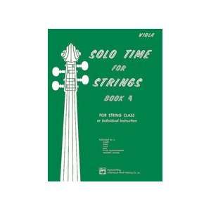    Solo Time for Strings   Book 4   Viola Musical Instruments
