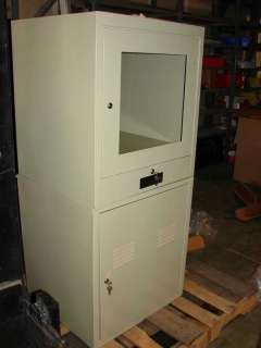 Edsal Rollaround locking computer cabinet CSC6900PU  