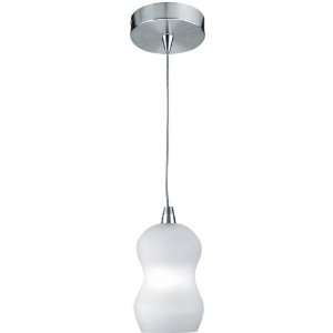  Pendant Ceiling Lamp   Shapely Polished Steel Finish: Home 