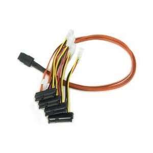   SAS CABLE SFF8087/SFF8482 X4 WITH 4 PIN POWER 36 Electronics
