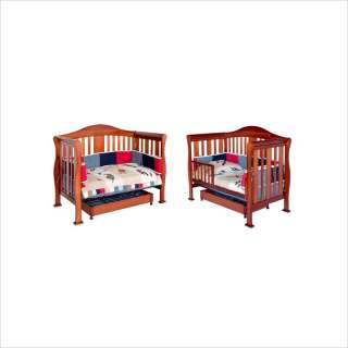 DaVinci Parker 4 in 1 Convertible Wood Baby Crib w/ Toddler Rail in 