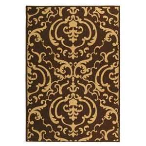 Safavieh Courtyard CY26633409 Chocolate and Natural Traditional 27 x 