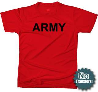 ARMY Workout PT US military Cool New Mens T shirt  