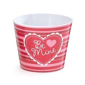  Red & Pink Be Mine My Valentine 5.75 Pot Cover Hearts 
