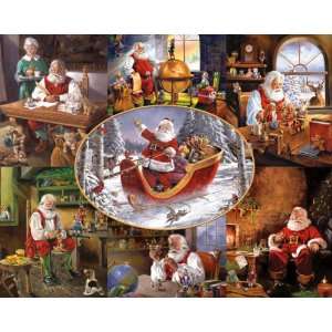  White Mountain Puzzles Merry Christmas to All: Toys 