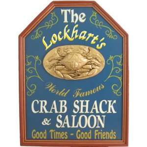  Personalized Wood Sign   CRAB SHACK