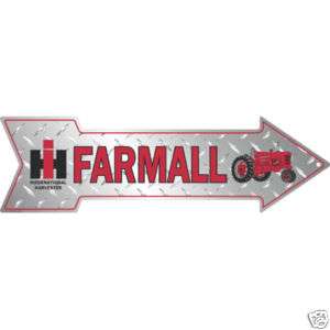 International Harvester IH Farmall McCormick Arrow Sign  