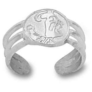  925 Silver Florida State University Seminole Toe Ring 