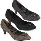 NEW LADIES FAUX LEATHER COURT SHOES WOMEN HIGH HEEL LOCK PIN POINTY 