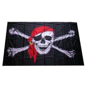  Pirate Skull & Crossbones Flag 3X5 feet: Patio, Lawn 