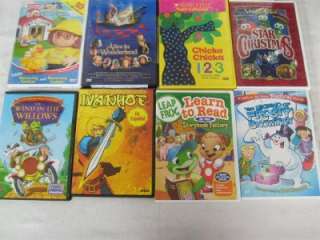 Huge Lot of 155 Kids DVD Movies Nemo Scooby Doo Garfield Thomas 