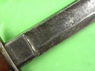 RARE US WW2 Fighting Knife Crafters Civil War Sword  