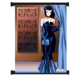  Cowboy Bebop Faye Valentine Blue Dress Anime Fabric Wall 
