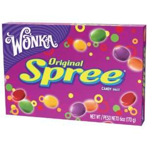  Wonka Spree Candy, Original, 6 Ounce Box, 12 Count 