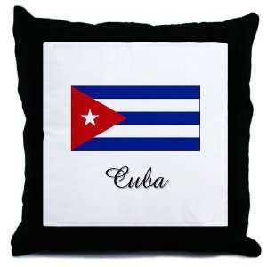  Cuba Flag Cuba Throw Pillow by 