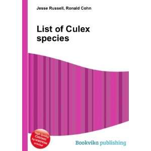  List of Culex species Ronald Cohn Jesse Russell Books
