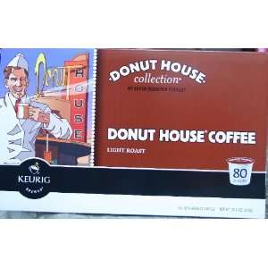 Keurig Donut House collection 80 k cups light roast coffee  
