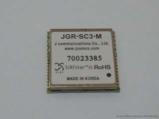 GPS Module SiRFstar III JCOM JGR SC3 M  