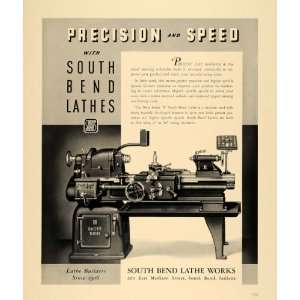  1940 Ad South Bend Lathe Works Tools Builders Indiana 
