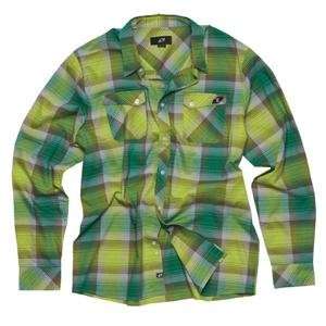   Industries Buttercup Long Sleeve Woven Shirt   Small/Green: Automotive