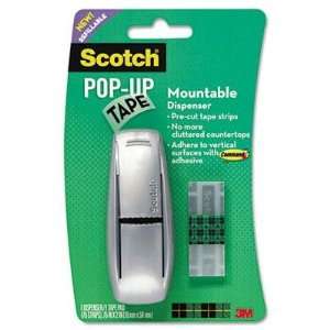  New Scotch Pop Up Tape Mountable Dispenser 1 75 Tape Strip 