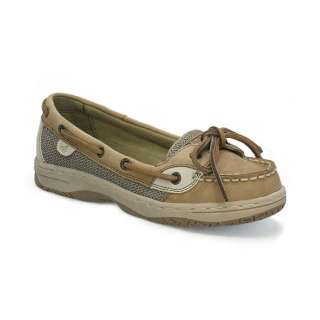 NEW BIG GIRLS SPERRY TOP SIDER SHOES ANGELFISH LINEN/OAT SIZE 6 