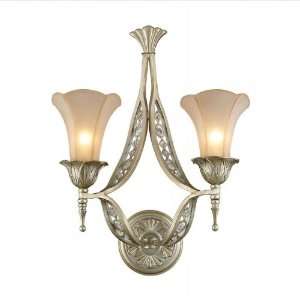  Chelsea Aged Silver Wall Sconce: Home Improvement