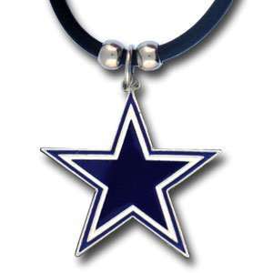  NFL Football Dallas Cowboys Rubber Necklace Pendant 