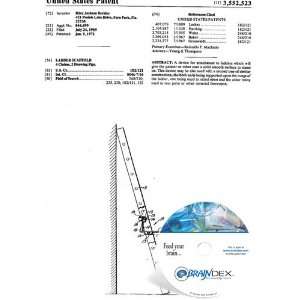  NEW Patent CD for LADDER SCAFFOLD 