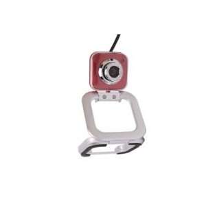  12MP USB Ultra HD PC Video Webcam Web Camera with Clip Red 