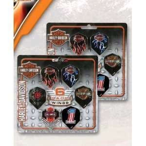  Harley Davidson Wings Six Pack: Sports & Outdoors