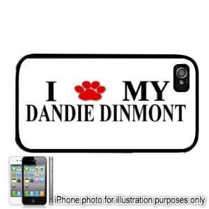  Dandie Dinmont Paw Love Dog Apple iPhone 4 4S Case Cover 