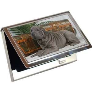 Chinese Shar Pei Business Card / Credit Card Case