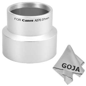  lens adapter tube for Canon Powershot A570 to accept 37MM Filter 