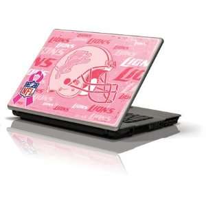 Detroit Lions   Breast Cancer Awareness skin for Generic 12in Laptop 