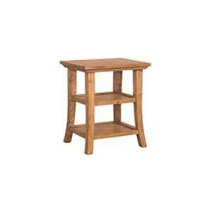 Country Pine Side Table: Home & Kitchen