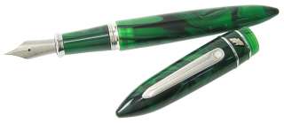 Stipula Model T Green Resin Fountain Pen   